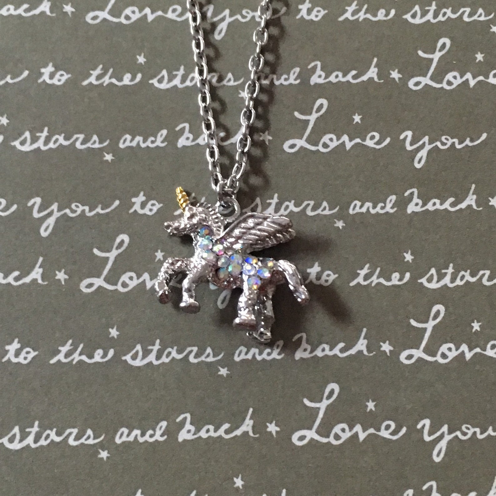 pegasus necklace Etsy