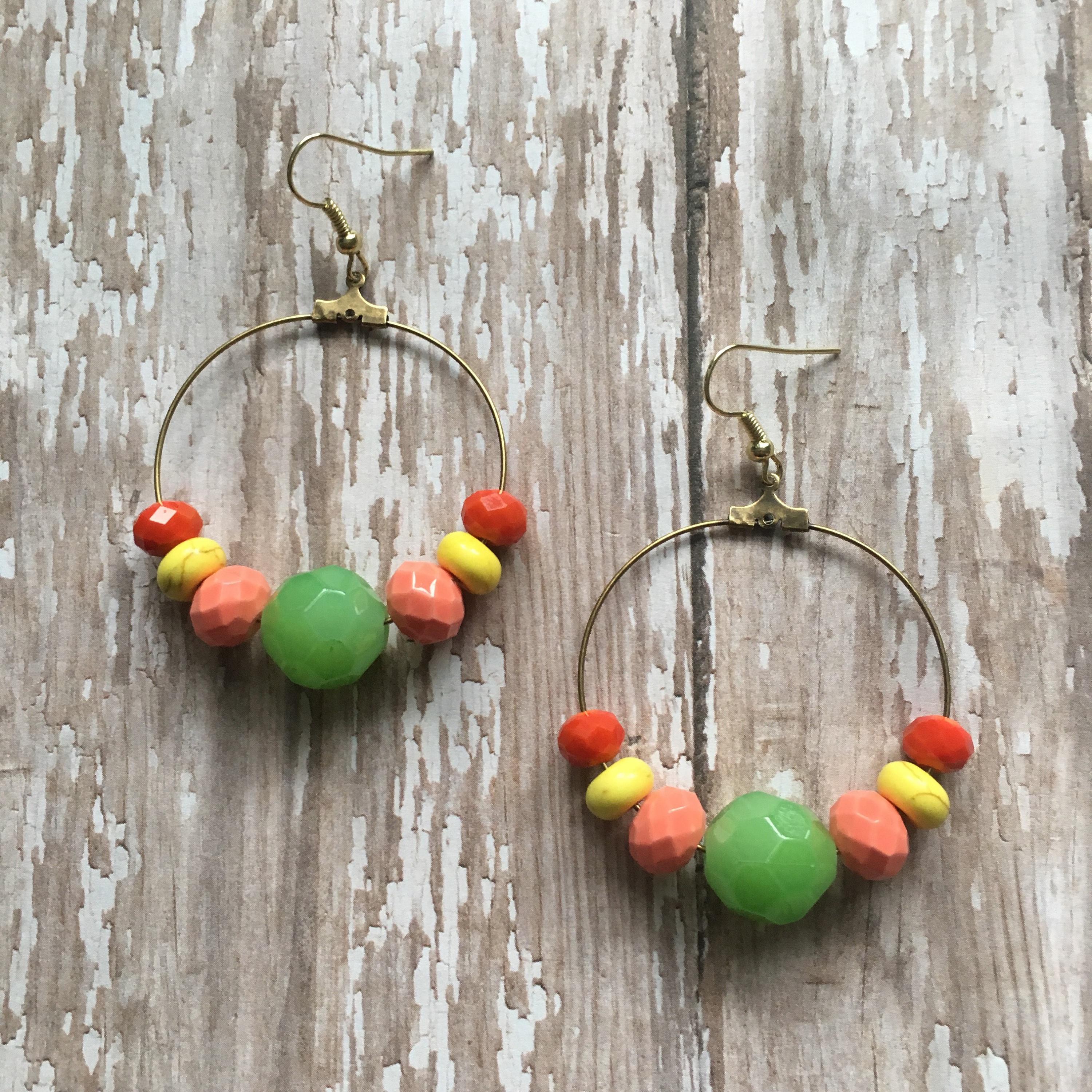Fruit salad dangle earrings Etsy