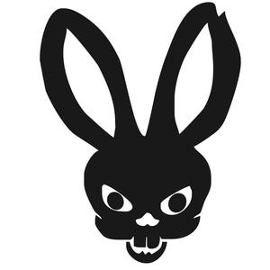 Scary Bunny Choose color helmet size rabid rabbit