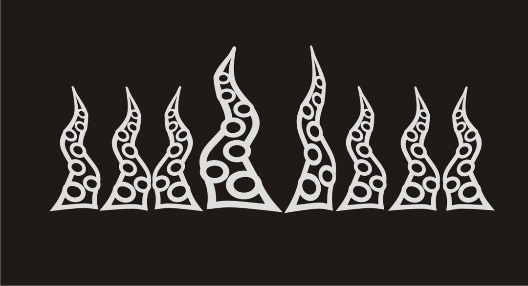 Octopus Arms Tentacles Kelly Graphics Roller Derby Helmet Decals - Etsy