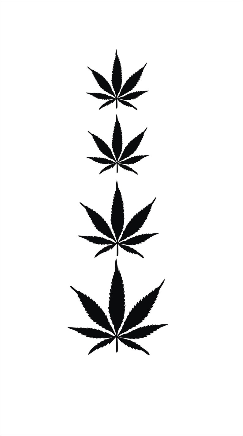 By popular demand Herb leaf pot maryjane mj weed marijuana bespoke decal image 7