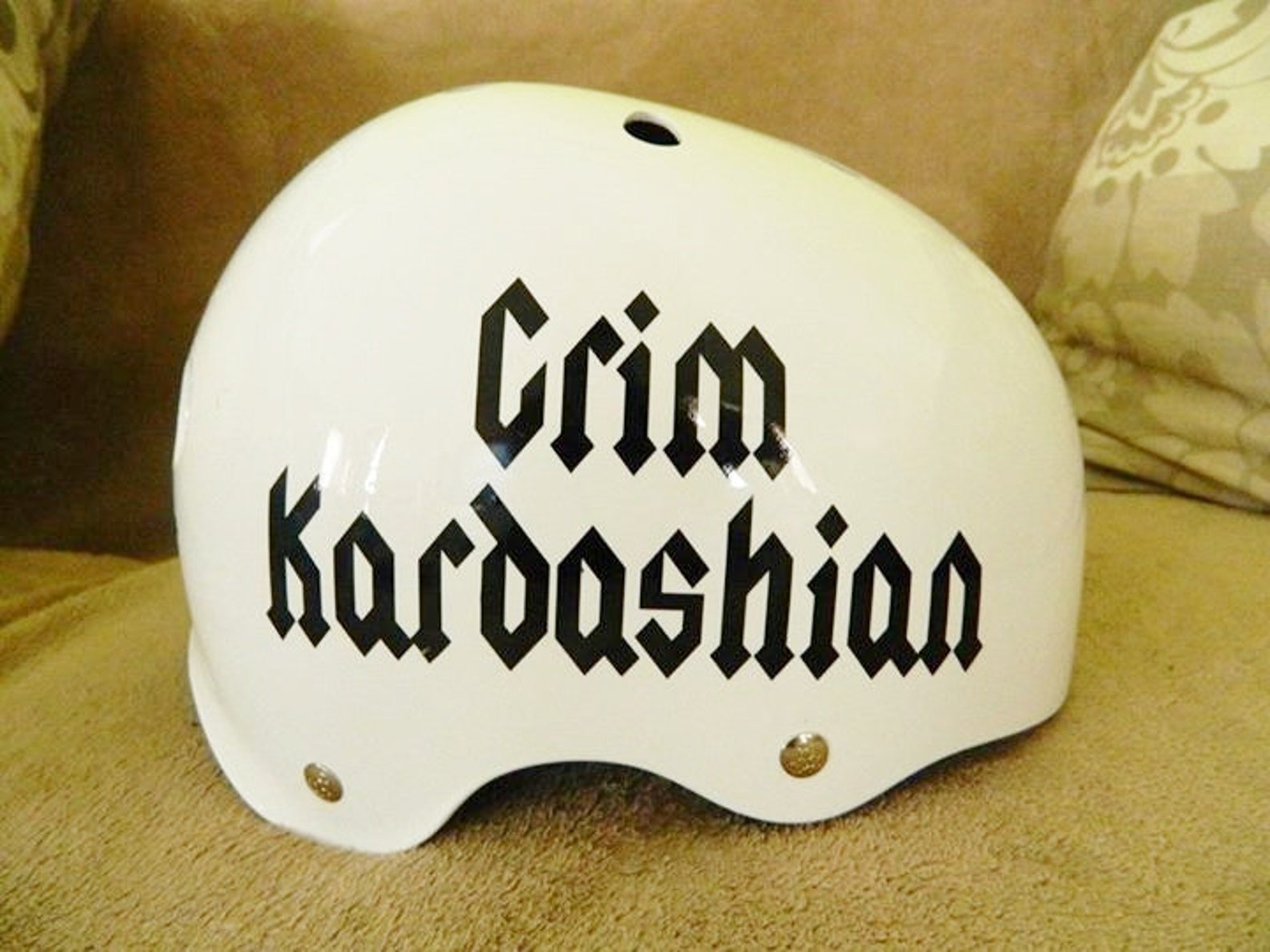 Custom Roller Derby Vinyl Sport Helmet Decal Name & Number Etsy