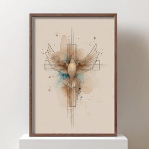 Glorious Christian Dove Wall Decor