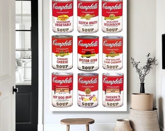 キャンベルスープ缶 ポップアート アンディ ウォーホル インテリア バンクシー ストリートアートに影響を与えたウォーホル～キャンベルのスープ缶を