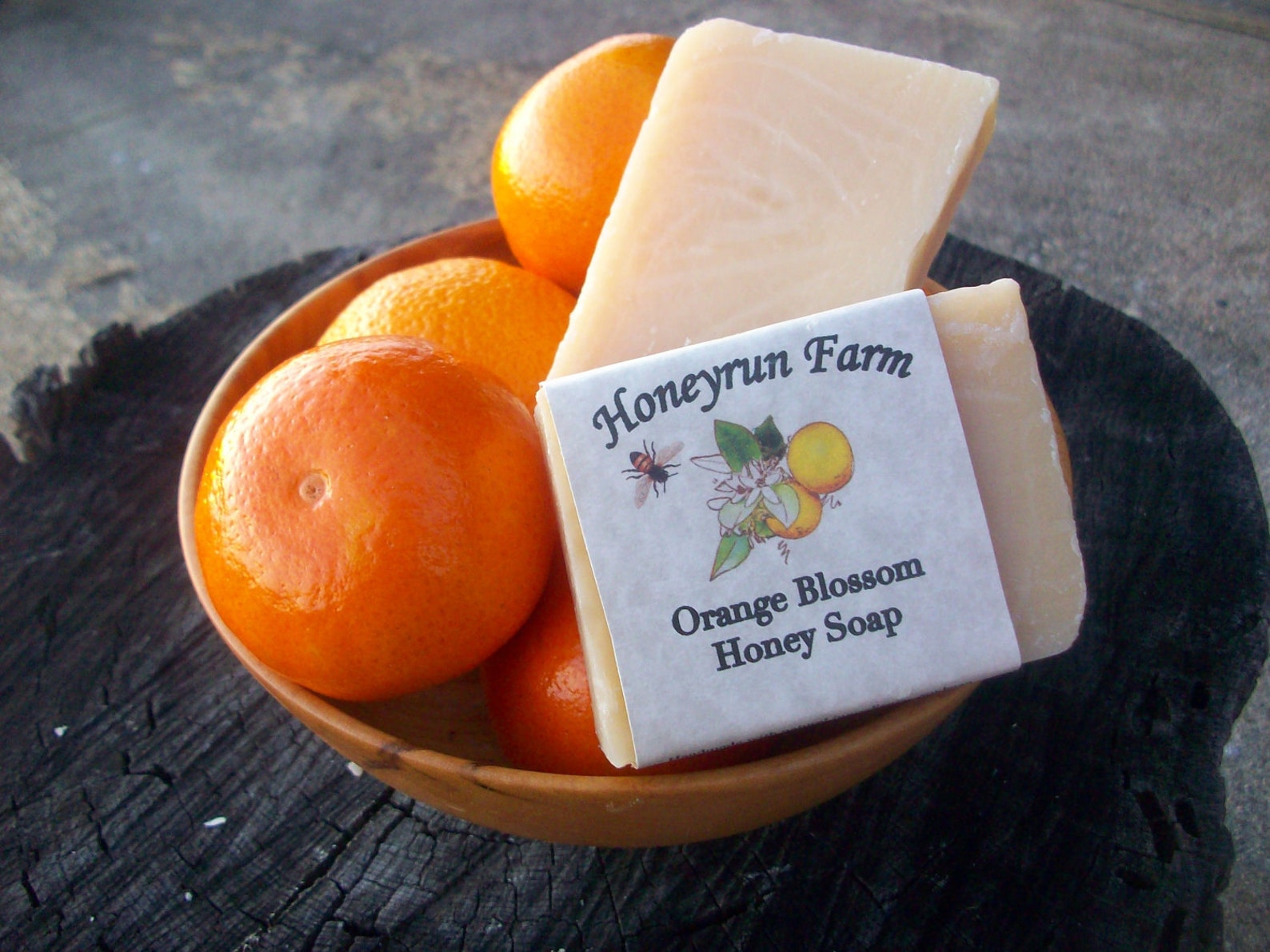 Orange Blossom Honey Soap Natural Soap Made With Honey and Etsy