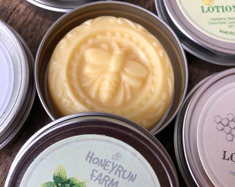 Lotion Bar - made with beeswax, coconut oil, and cocoa butter, 1 oz.