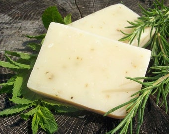 Rosemary Mint Soap - made with honey and beeswax