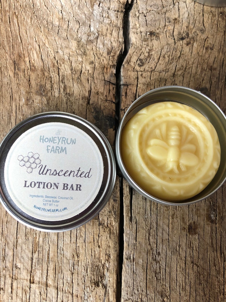 Lotion Bar made with beeswax coconut oil and cocoa butter Etsy