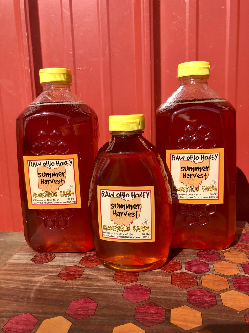 Raw Honey Summer Harvest 12 Lb one Gallon Etsy
