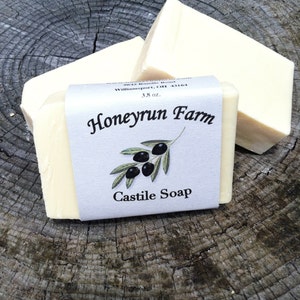 Castile Soap - natural soap made with olive oil and beeswax