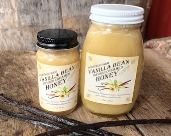 Vanilla Bean Infused Creamed Honey