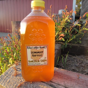 Raw Honey - Ohio Summer Harvest - 5 lb. jug