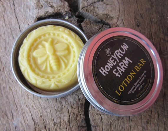 Moon Mist Lotion Bar - made with beeswax, coconut oil, and olive oil,  unscented — Honeyrun Farm