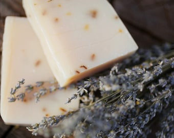Lavender Soap - made with honey and beeswax