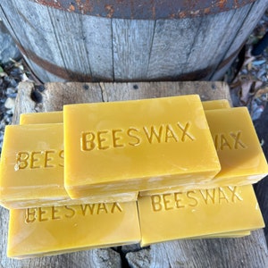 11 pounds of Pure Beeswax weighed out in 16 oz blocks great for crafting image 3