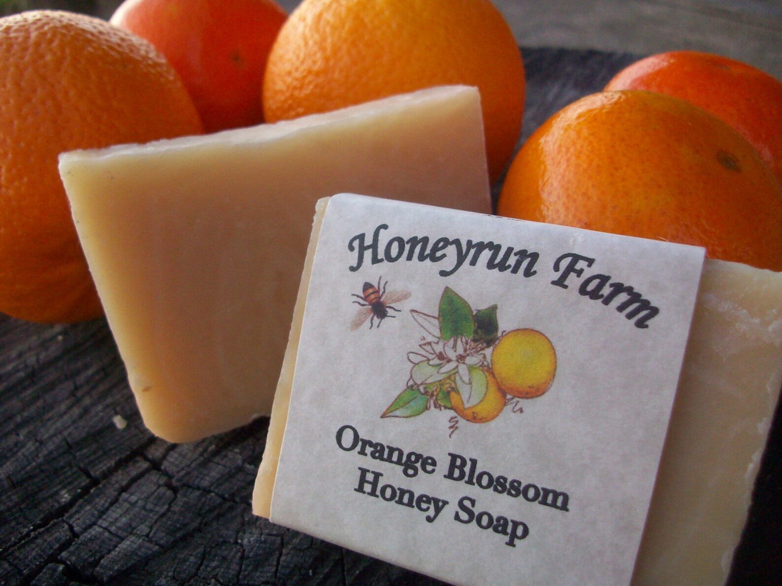 Orange Blossom Honey Soap Natural Soap Made With Honey and Etsy