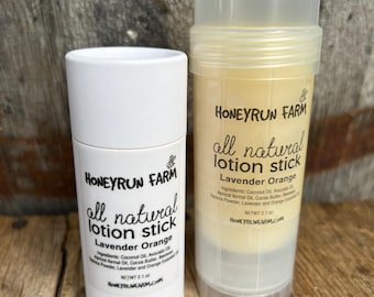 Lotion stick - made with beeswax and a variety of skin nourishing oils