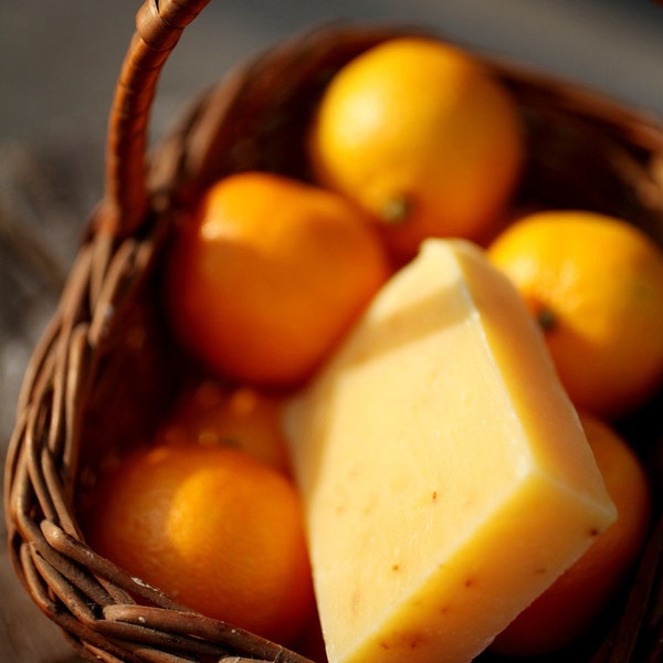 Orange Blossom Honey Soap - natural soap made with honey and beeswax