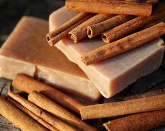 Cinnamon Spice Soap - natural soap made with honey and beeswax