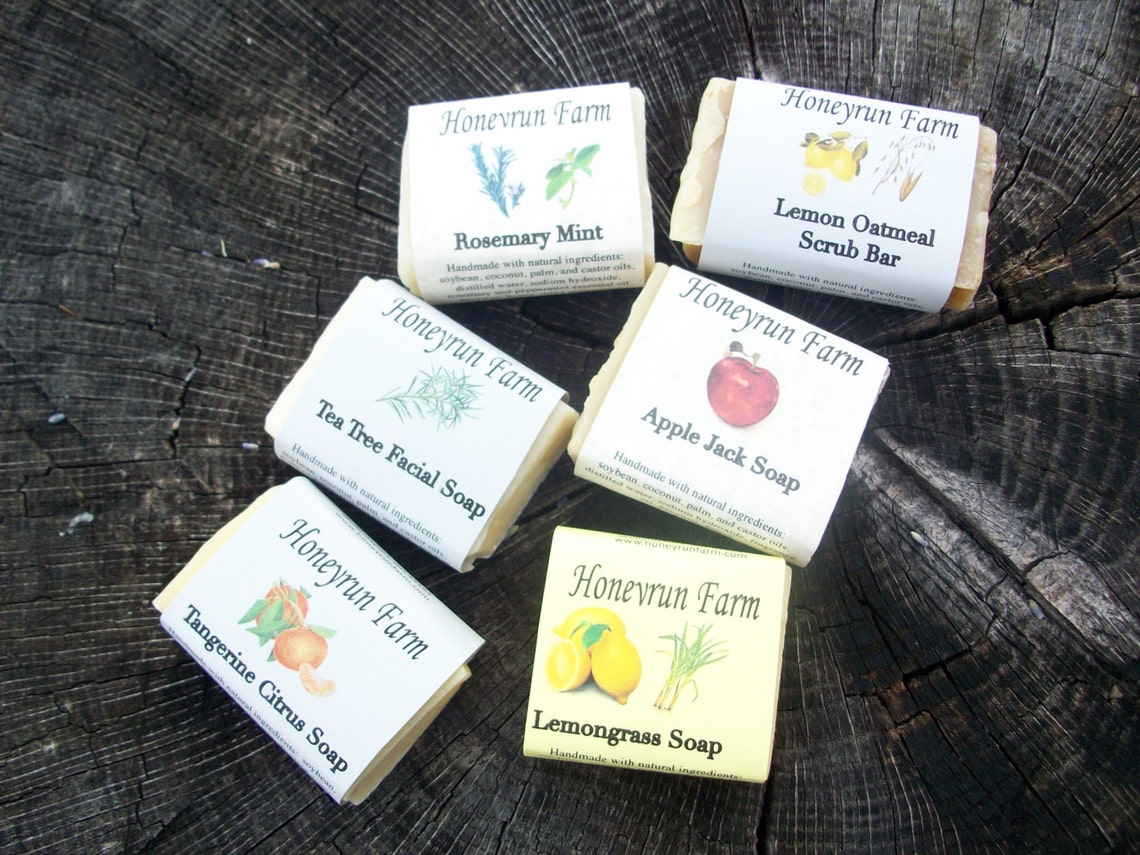 Sample Size Soap 10 Small Bars of Soap Great for Traveling Etsy