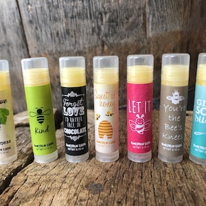 Beeswax Lip Balm all natural, pick from 12 assorted flavors image 6