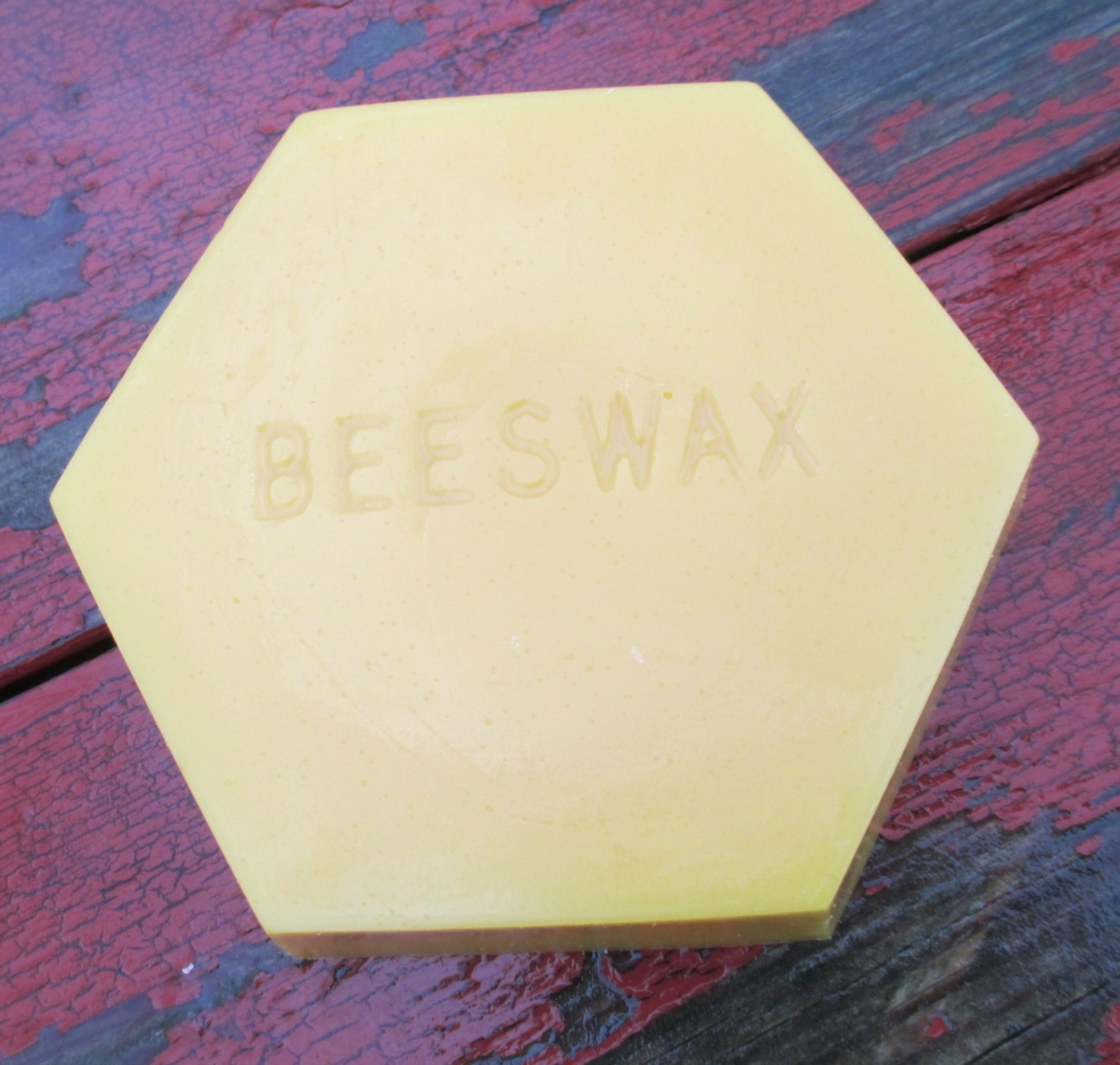 Pure Beeswax Block 16 Oz Great for Crafting Etsy