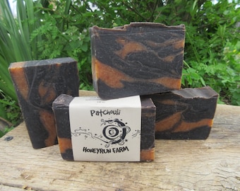 Patchouli Soap - made with honey and beeswax