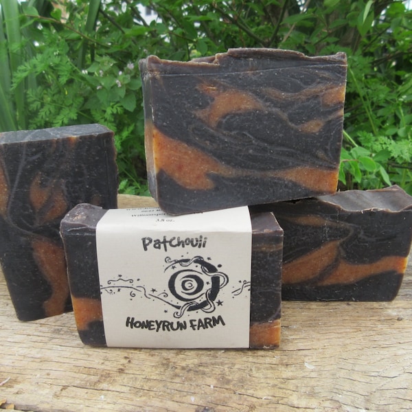 Patchouli Soap - made with honey and beeswax