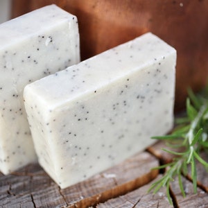 Gardener's Soap - natural soap made with beeswax and honey, rosemary and eucalyptus scented