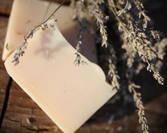 Lavender Patchouli Soap - made with honey and beeswax