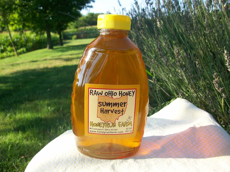 Raw Honey Ohio Summer Harvest 32 ounce jar image 1