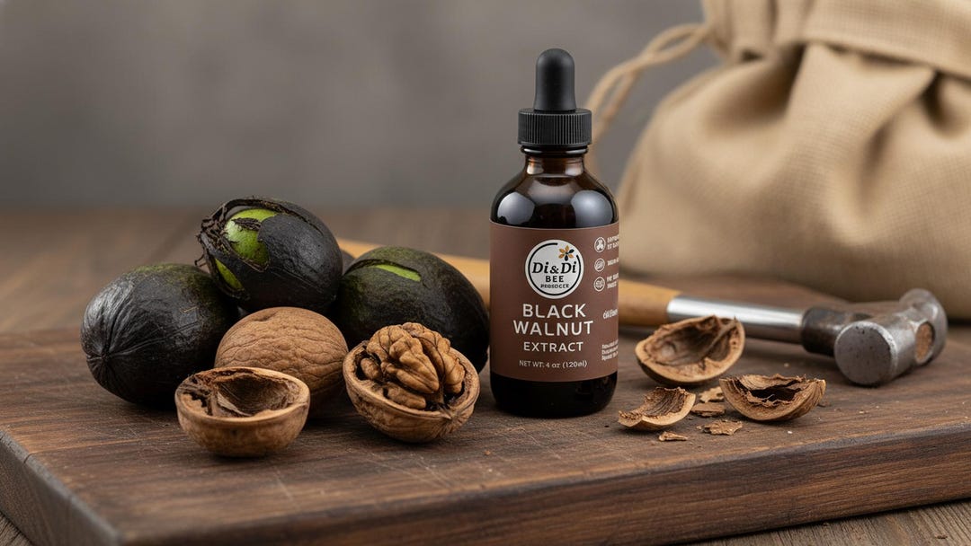 Natural Black Walnut Extract | Organic Herbal Tincture | Digestive ...