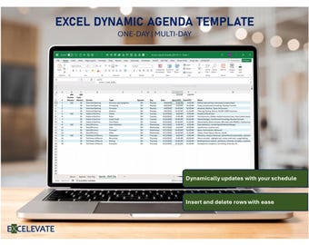 Excel Dynamic Agenda Template