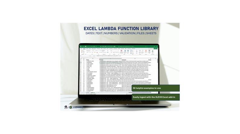 Excel LAMBDA Library Template image 1