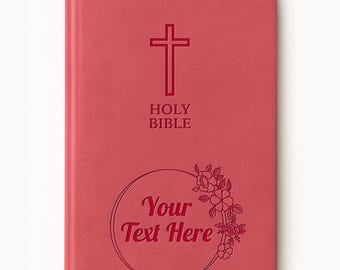 Personalized KJV Bible: Engraved Faux Leather, King James Version