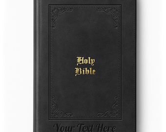 Personalized KJV Bible: Engraved Faux Leather, King James Version