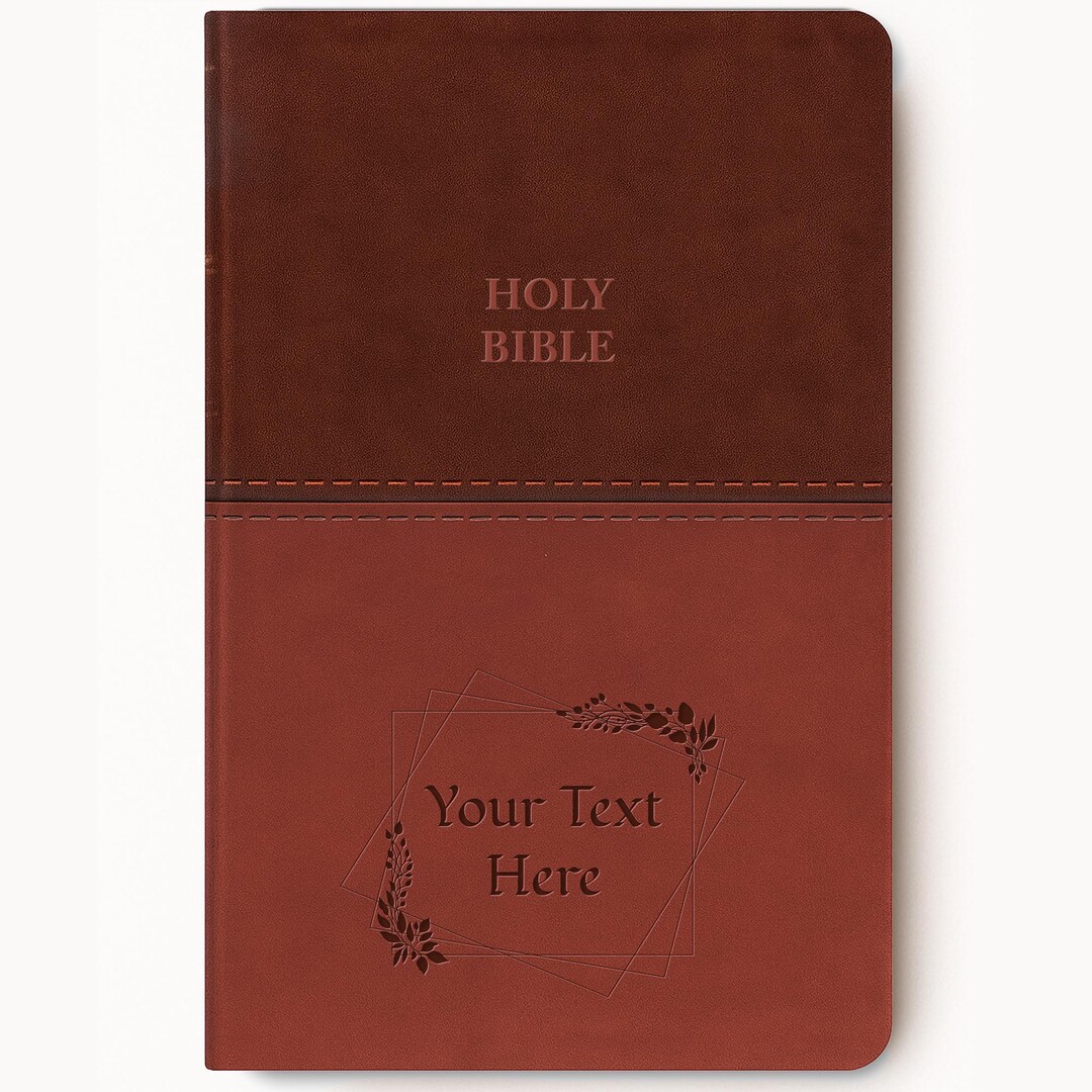 Personalized KJV Bible: Engraved Faux Leather, King James Version - Etsy