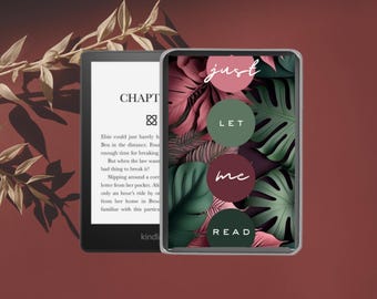 Kindle Insert: Just Let Me Read Design for Colorsoft & Paperwhite (Digital Download)