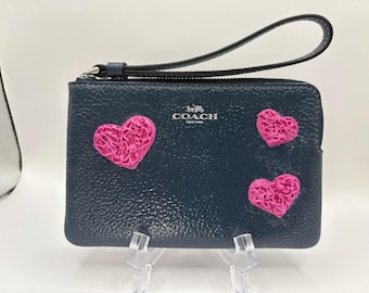 Coach 6744 Soho Multicolor Striped Suede Wristlet Clutch Vintage