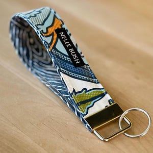 Key Fob- Blue Cypress