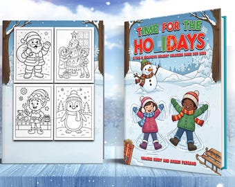 Holiday Coloring Book | 75+ Winter Illustrations (Digital Download PDF)
