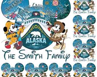 Mickey And Friends Alaska Cruise Digital, Disneyland Wish Fantasy Magic Wonder 2026, Disneyland Cruise Png, Family Vacation