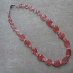Pretty in Pink Gemstone Necklace
