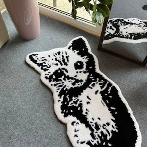 custom rug &quot;El gato cat&quot;