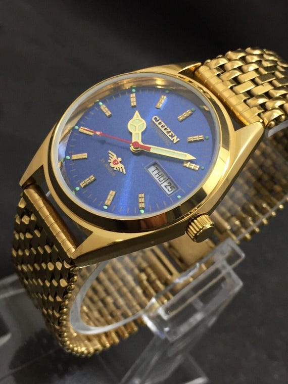 Vintage Citizen Gold Plated Automatic Mechanical Wristwatch