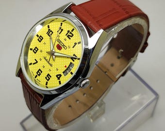 Seiko 5 Automatic 6309 Vintage Men’s Watch – Japan Made Mechanical Stainless Steel Classic Wristwatch