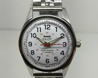 Original HMT VIJAY 17 Jewels Para Shock Hand-winding Pre-owned