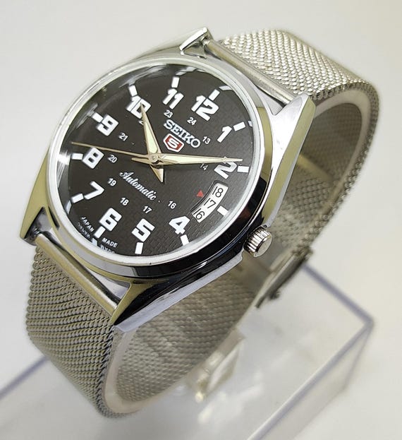 Vintage Seiko Mechanical Automatic Men’s Stainless Steel 6309 japan made Wristwatch
