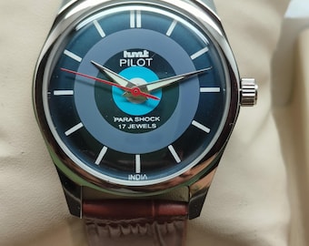 HMT Pilot stainless steel mechanical hand winding men's wristwatch