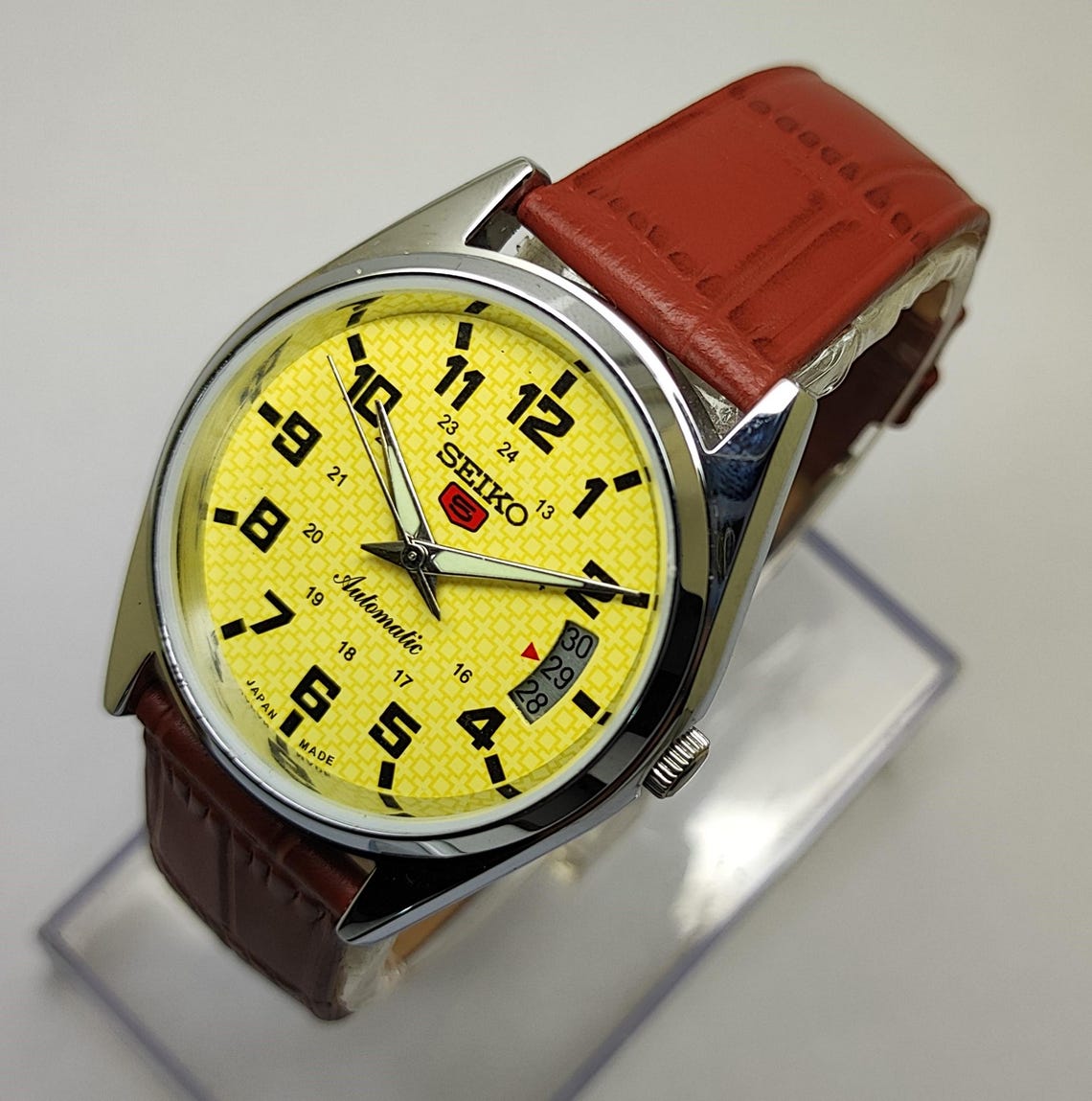 Seiko 5 Automatic 6309 Vintage Men’s Watch – Japan Made Mechanical Stainless Steel Classic Wristwatch, photo 3 sur 5